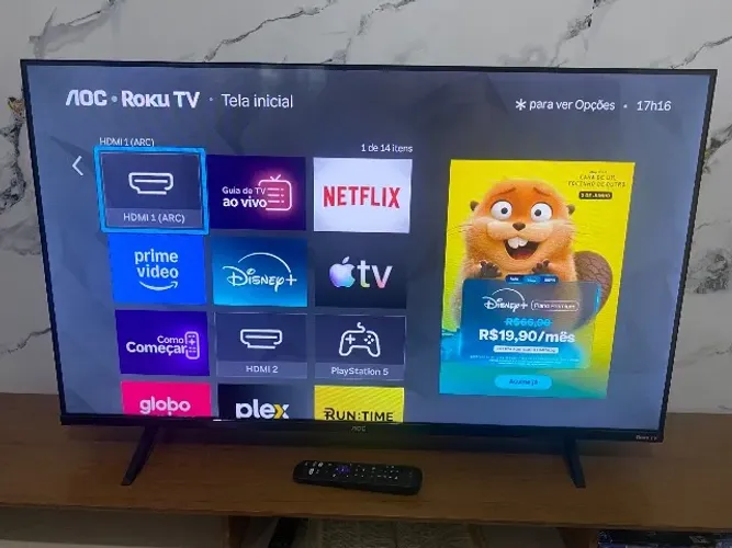 Smart TV AOC 43 RokuTV