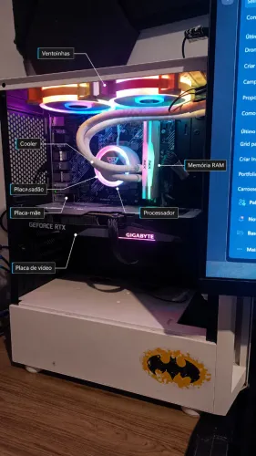 PC Gamer + Monitor Curvo 144 Hz