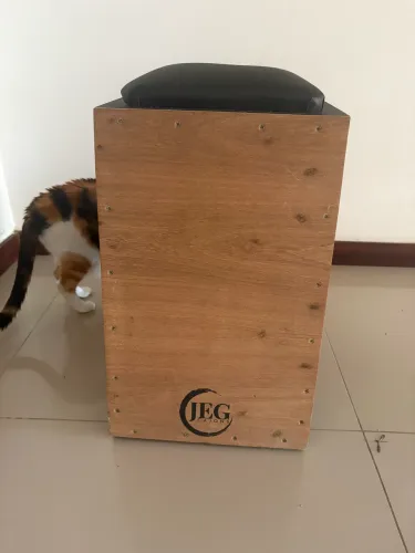Cajón Acústico JEG Cajons com Assento Acolchoado