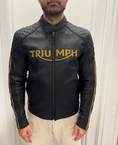 Jaqueta Couro Legítimo triumph, jaqueta moto 