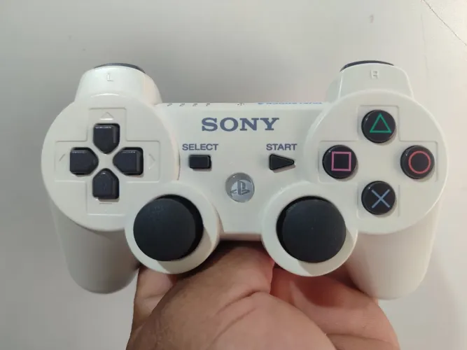 Controle PS3 branco 