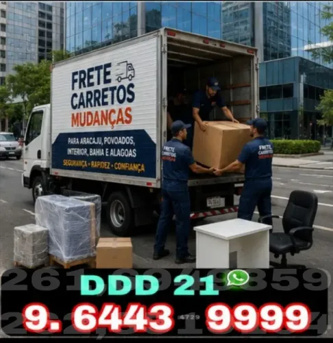 Frete, Mudanças e Serviços de Transportes Rápidos