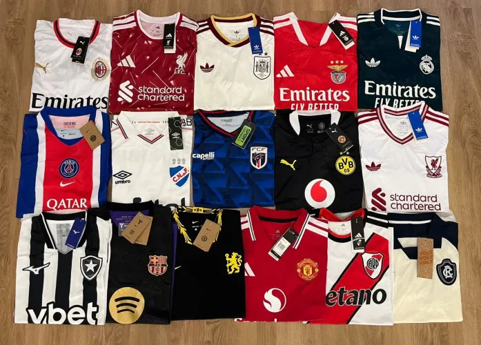 Camisas Esportivas Times Nacionais Europeu