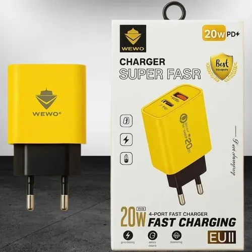 Carregador Turbo Rápido 20W USB  