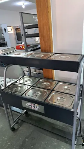 Ac buffet duplo quente e frio 6 8 ou 10 