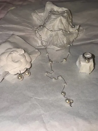 Conjunto semi joia banho ouro luxo