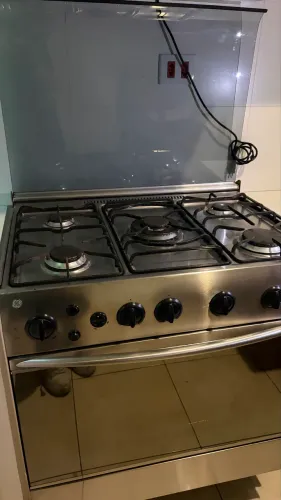 Fogão 5 Bocas Aço Inox