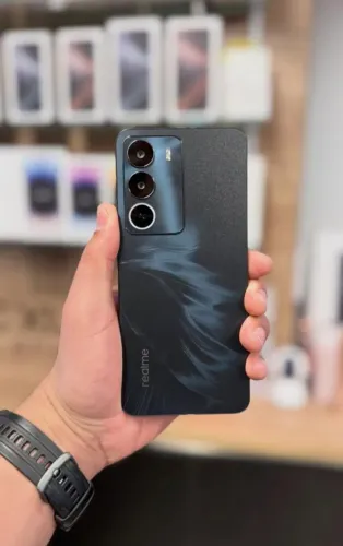 Smartphone Com NFC - Realme - Verde - C71 - 256/8 Versão Global+ Câmera Boa
