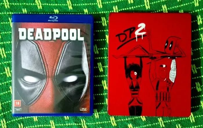 Blu-rays Deadpool 1 e Deadpool 2 (Steelbook)