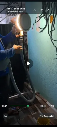 Lixadeira de parede