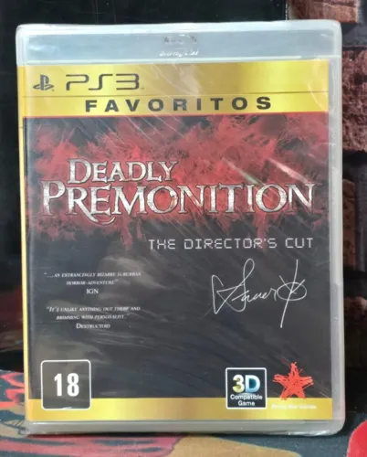 Jogo Deadly Premonition The Dirctors Cut Favoritos PS3 Original Lacrado