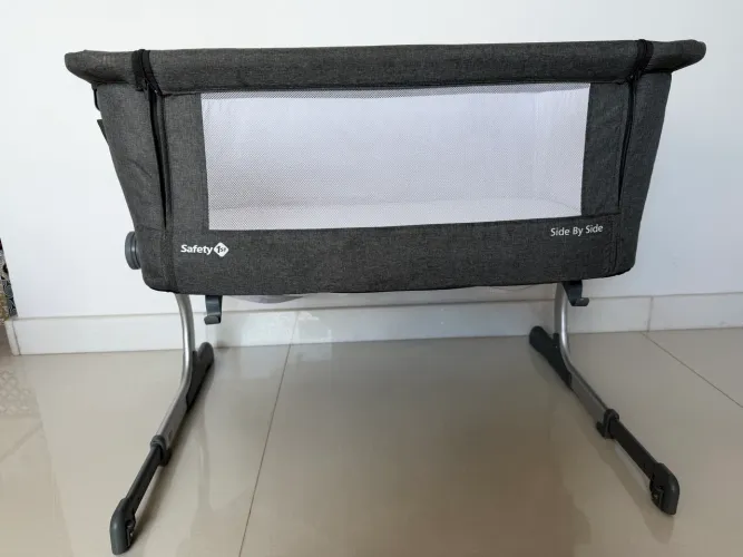 Berço Safety 1st, Side By Side, Grey