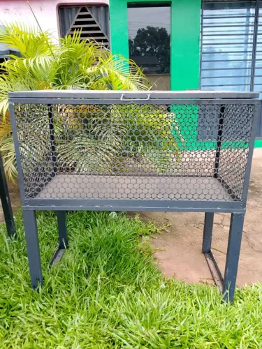 Lixeira de tela de moeda resistente e durável