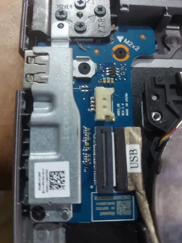PLACA POWER +FLEX DO NOTEBOOK SAMSUNG NP550XDA