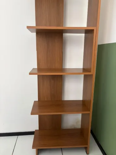Estante MDF Freijó Escritório Sala