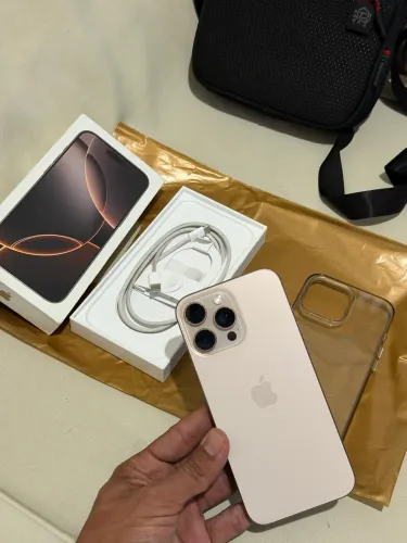 iPhone 16ProMax Desert 256G Único dono, nunca foi aberto, Seminovo de verdade!!!