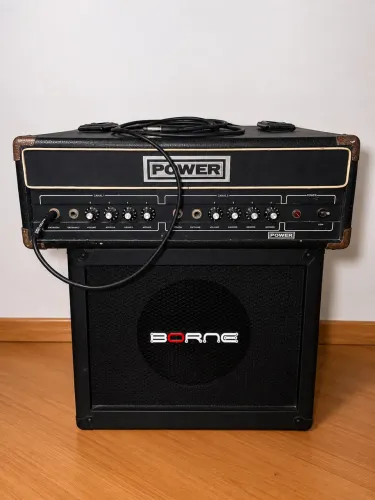 Amplificador POWER + Caixa de Som Passiva BORNE 