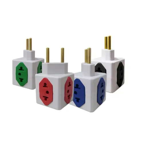 Adaptador Tomada Cubo 10A + 20A 4 Entradas