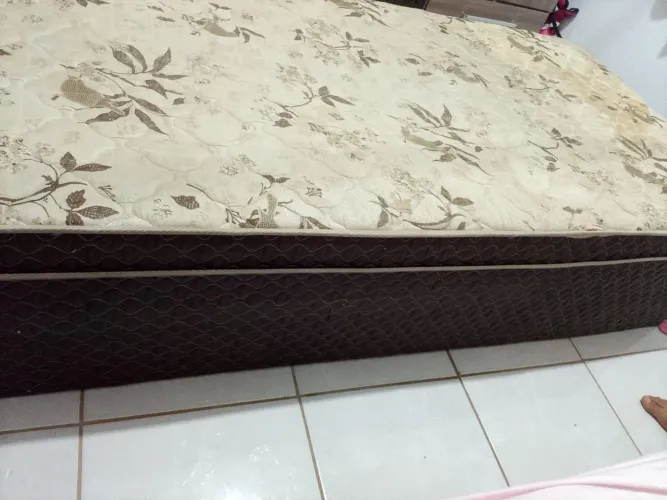 Cama box solteirão de mola