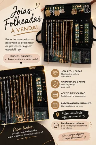 Joias folheadas