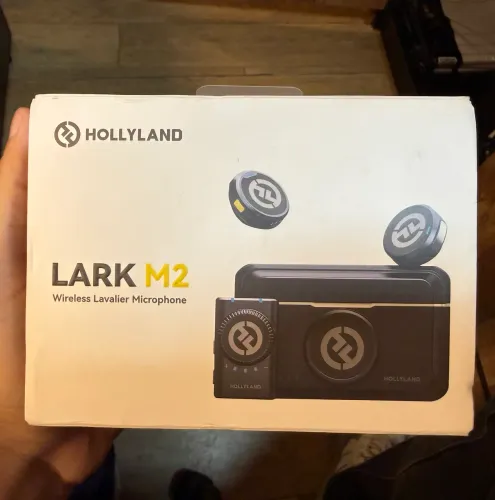 Microfone Sem Fio Hollyland Lark M2 Para Câmera 