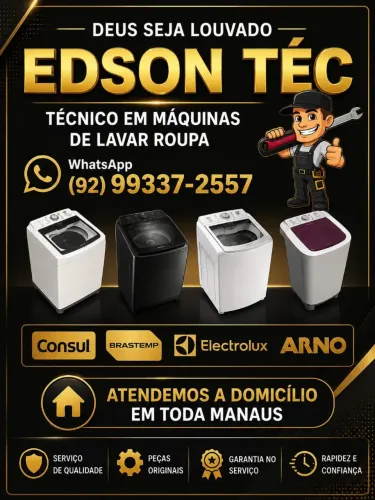Assistência Técnica Em Máquina De Lavar Roupa