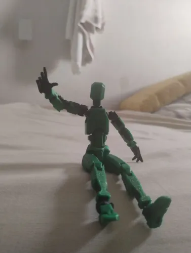 Boneco Dummy Verde (Montado + kit de mãos)