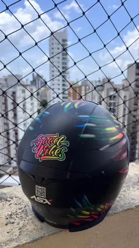Capacete ASX asas good vibes