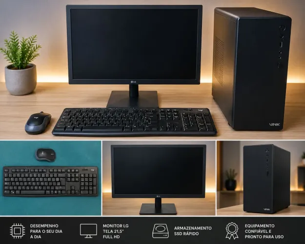 Vendo computador completo novo