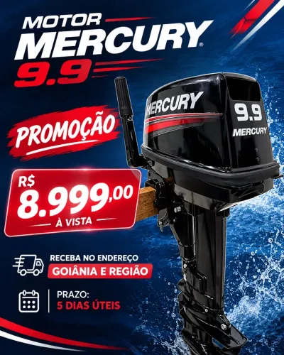Motor de popa Mercury 9.9 HP