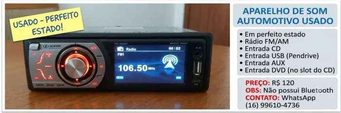 Vende-se Aparelho automotivo 