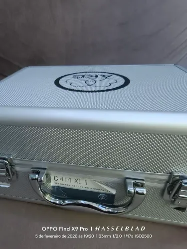 Microfone AKG C414 XL II (Quase nunca usado)