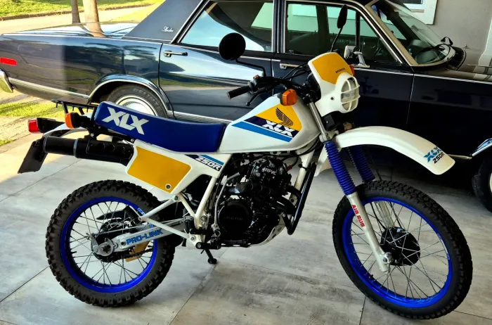 XLX 250R Placa preta coleção 