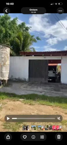 Casa grande com 2 Quartos 1 banheiro sala e cozinha americana, varanda quintal e poço
