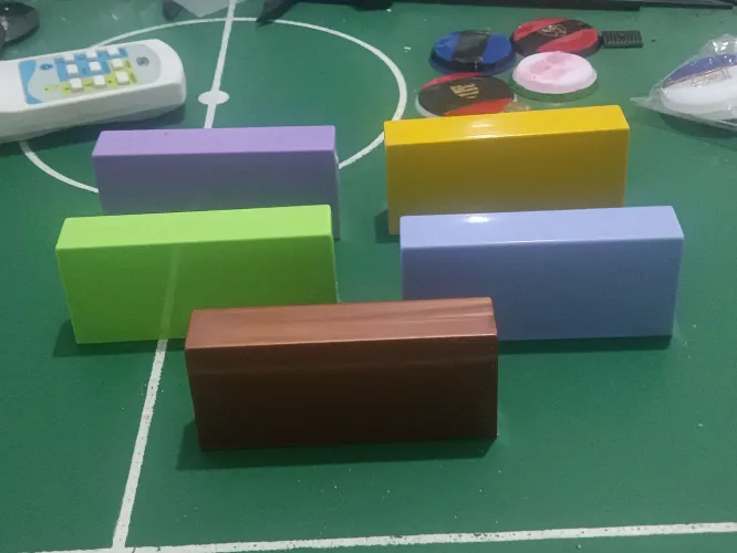 Lote com 5 goleiros futebol de botão