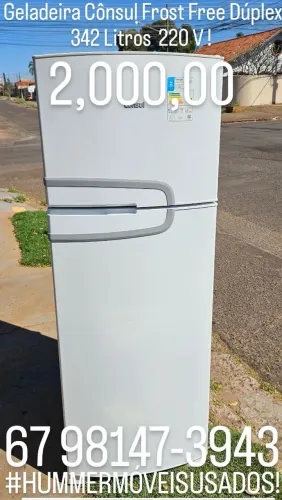 Vende - Se Geladeira Cônsul Frost Free Dúplex 342 Litros 220 V !