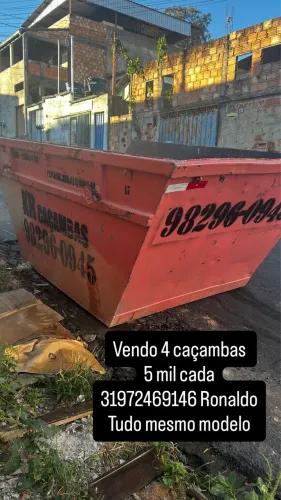 Caçambas Estacionárias 5m2