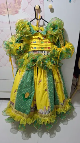 Vestido Infantil São João Festa Junina