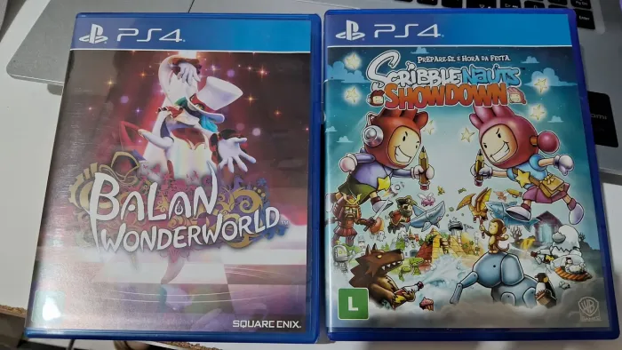 Jogos de Playstation 4.