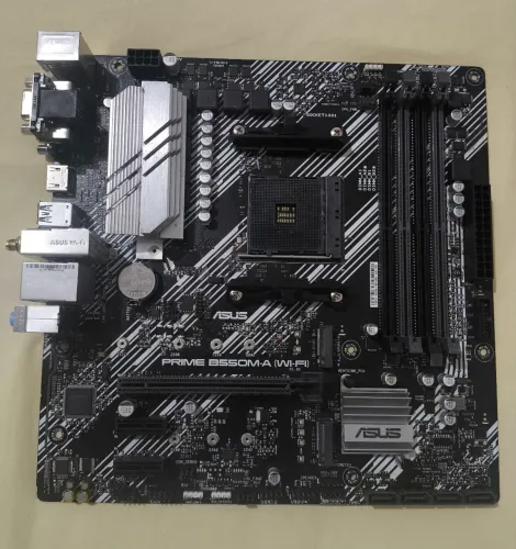 Placa mãe Asus b550m-a wi-fi 6 sem espelho.