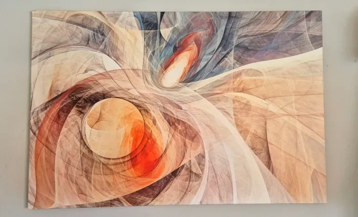 Quadro abstrato grande 80x120 cm - decoração moderna