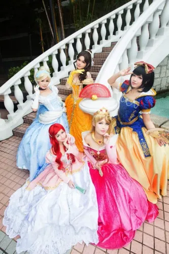 Personagens vivos - animação de festa - princesas da Disney