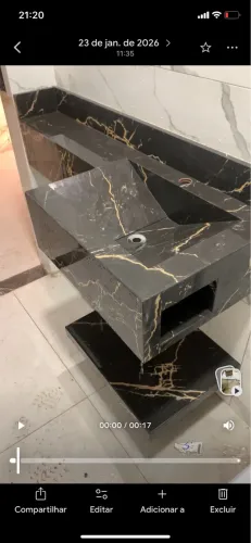 Bancadas de porcelanato