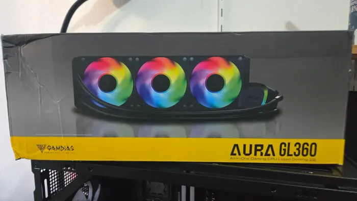 Watercooler Gamdias Aura GL360 argb V2 (LEIA A DESCRICAO)