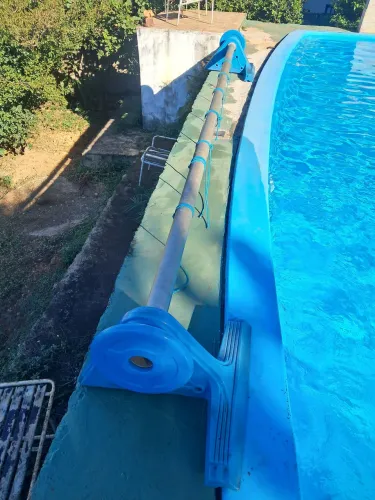 Enrolador de capa piscina