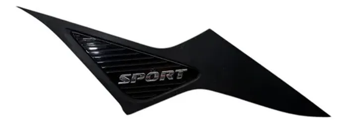 Acabamento Lateral Traseira Esquerda Hyundai Hb20 Sport 2020 Preto