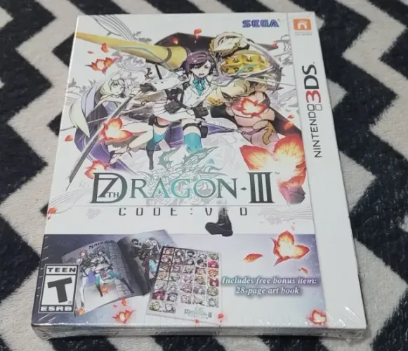 7TH Dragon 3 Code: VFD Launch Edition Box Lacrado 3DS