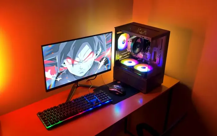 Pc Gamer Ryzen 5 + Monitor Teclado Mouse e 3 meses garantia, Entrega Grátis Novo.