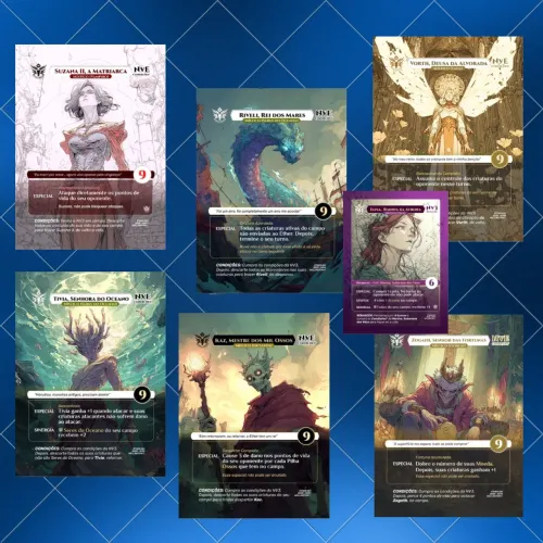Cartas ÉTHER TCG CARD GAME / 6 cartas NVE