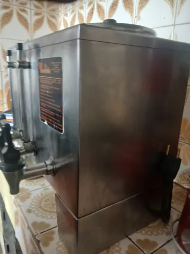 Cafeteira inox 3 torneiras